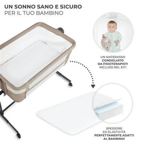Culla Kinderkraft NESTE UP con funzionalità co-sleeping