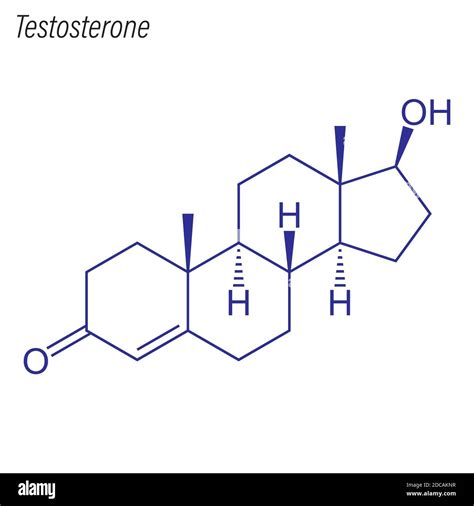 Struttura chimica del Testosterone