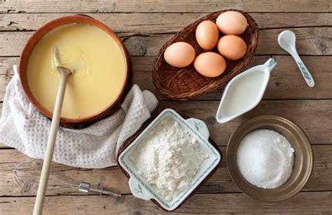 Ingredienti freschi e di qualità per una crema pasticcera perfetta