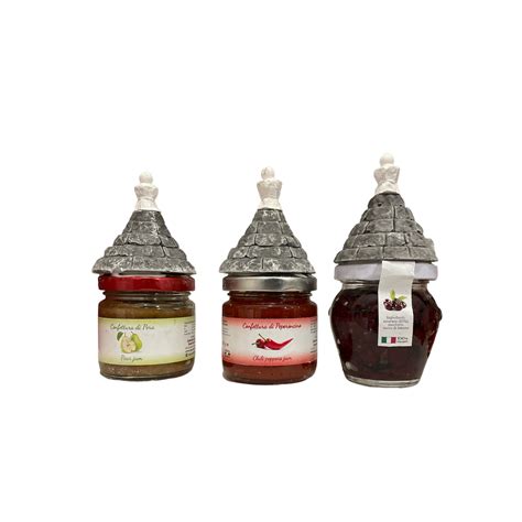 Vasi di confetture artigianali