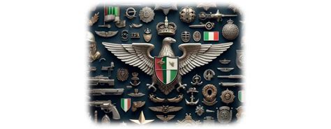 Diversi fregi e distintivi militari