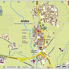 Mappa Ardea Pratica di Mare con scuole