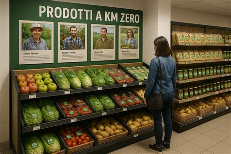 Immagine di un negozio di prodotti biologici e a km zero