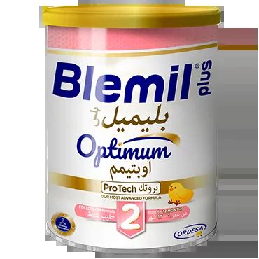 Diagramma che illustra i principali nutrienti contenuti nel latte in polvere Blemil Plus 2