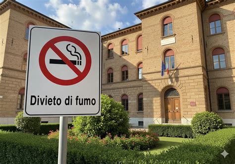 Segnaletica di divieto di fumo in un ambiente pubblico