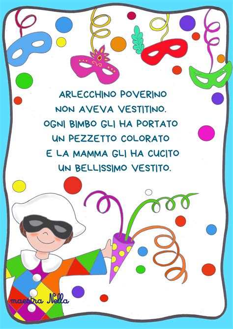 Filastrocca di Arlecchino con bambini