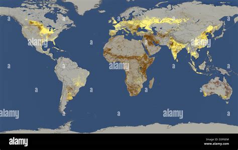 Mappa che mostra le aree di intervento dell'UNICEF