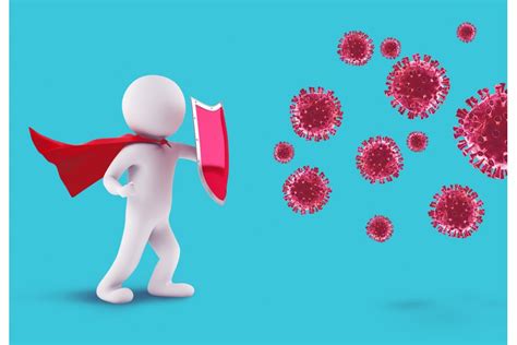 Grafico che mostra un aumento delle difese immunitarie