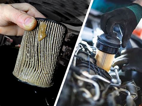 Filtro del carburante di qualità vs. filtro sporco