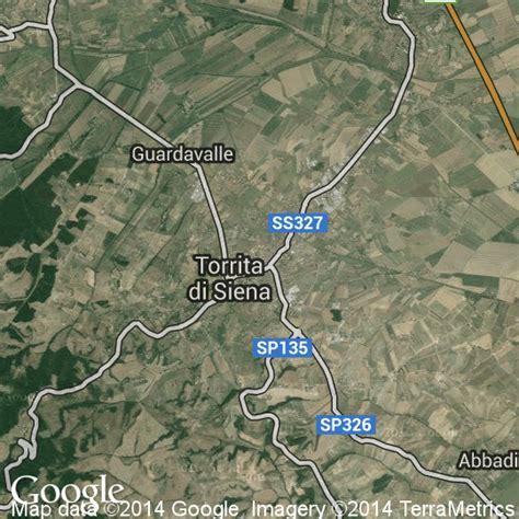 Mappa del comune di Torrita di Siena con la posizione delle scuole