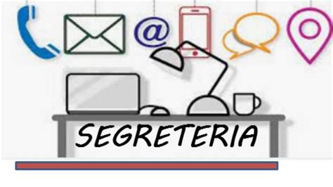 rappresentazione grafica di una scuola con un ufficio segreteria e un calendario lavorativo