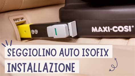 Schema tecnico dell'ancoraggio seggiolino ISOFIX