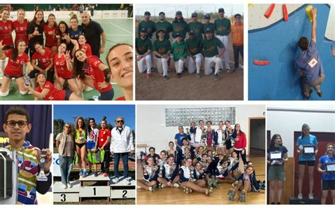 Scene di diverse discipline sportive in un collage dinamico
