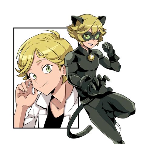 Adrien Agreste come Chat Noir e in altre trasformazioni