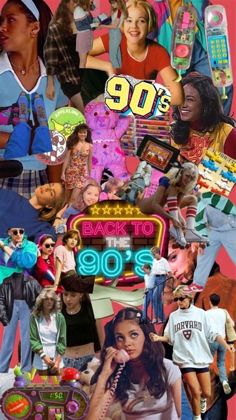 collage di icone pop anni 90