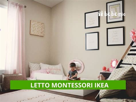 Letto Montessori IKEA Kura trasformato in area giochi