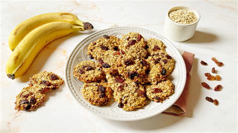 biscotti di avena e banana per bambini