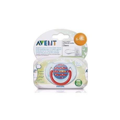 Bambino felice con succhietto Philips Avent decorato