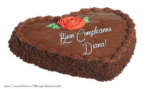 Torta con nome Diana