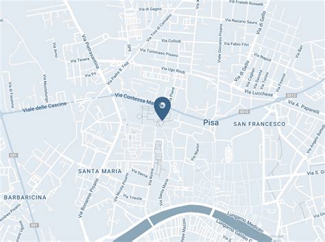 Mappa Via Norvegia Pisa