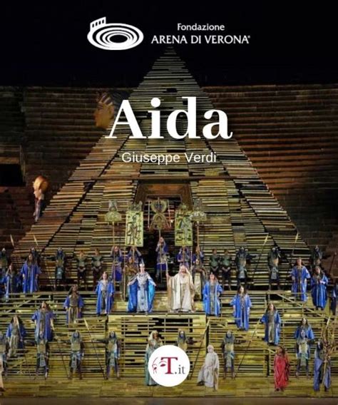 Scena dell'opera Aida all'Arena di Verona