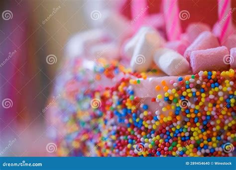 Immagine di marshmallow bianchi e colorati disposti in modo invitante