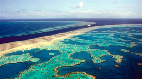 Vista aerea della Grande Barriera Corallina