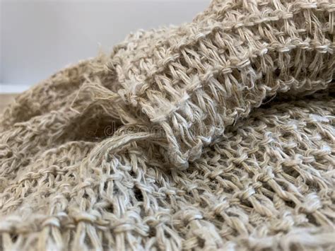 Immagine di fibre naturali lavorate in un tessuto morbido