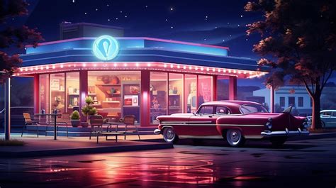 Immagine stilizzata degli anni '50 americana