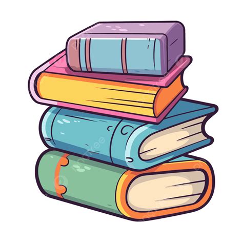 Pila di libri colorati per bambini