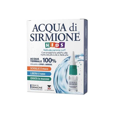 Uso dell'Acqua di Sirmione Kids con aerosol