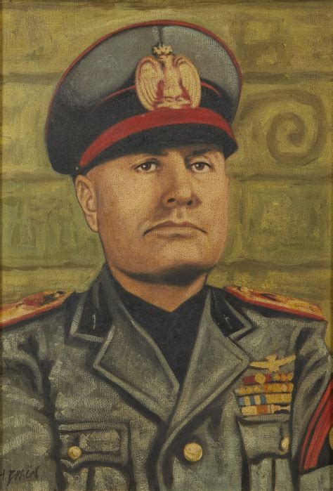 Ritratto di Benito Mussolini