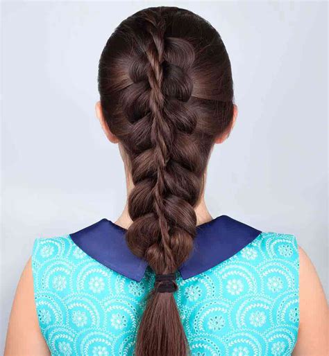 Maxi treccia rialzata con torchon