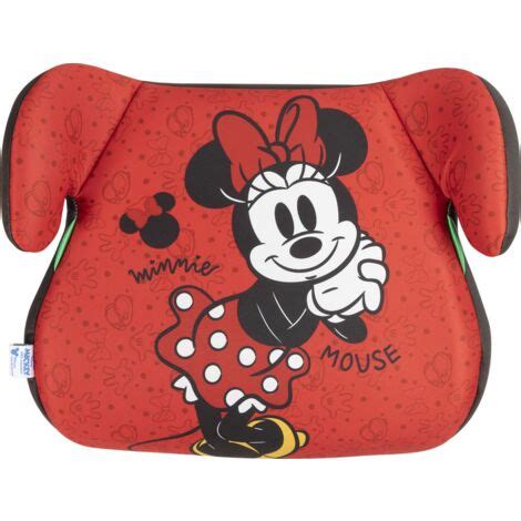 Particolare del design Minnie Mouse sul seggiolino