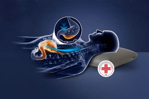 illustrazione anatomica della posizione corretta con cuscino antireflusso per prevenire la risalita acida
