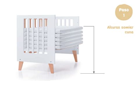 Schema che illustra come fissare una culla co-sleeper al letto