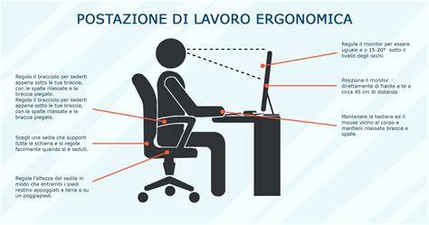Infografica dettagliata sulle caratteristiche ergonomiche di una poltrona allattamento
