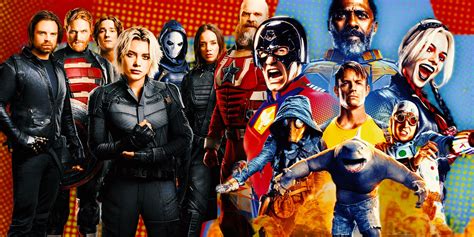 Confronto visivo tra i membri della Suicide Squad e le loro caratterizzazioni nel film