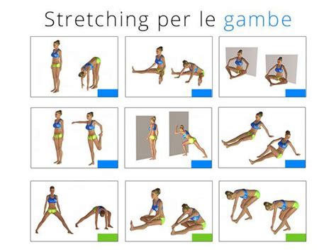 schema riassuntivo degli esercizi di stretching consigliati per il braccio