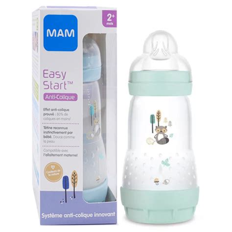 Biberon MAM Easy Start Anti-Colic su sfondo neutro