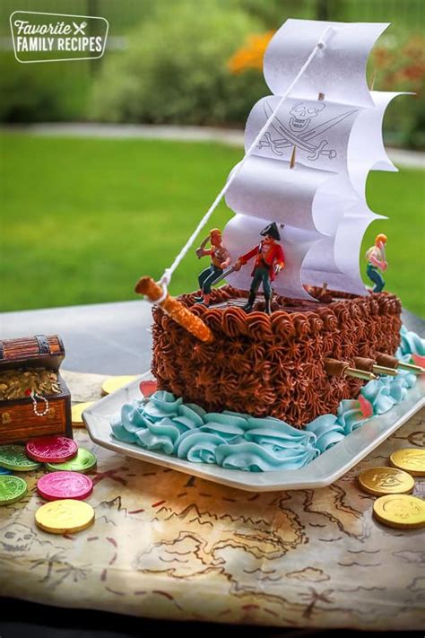 Pirate birthday cake