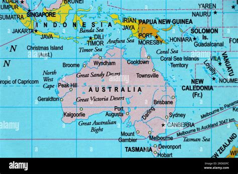 Mappa della distribuzione del Corvo di Torres in Australia e Nuova Guinea