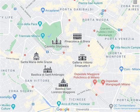 Mappa delle città di Roma, Milano e Verona per contestualizzare le squadre