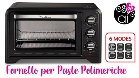 dettaglio di un forno hobbistico o sistema di cottura per paste polimeriche