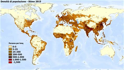 Popolazione mondiale per regione