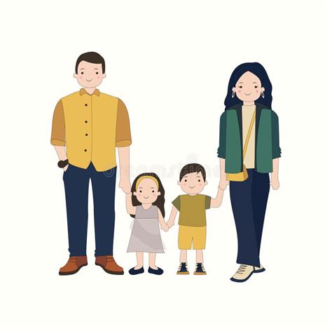 illustrazione simbolica di una famiglia felice e neonato