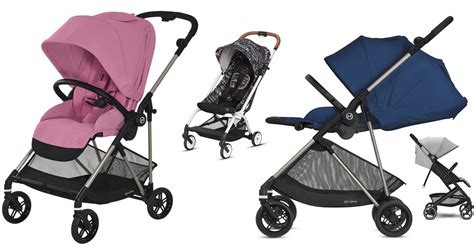 Panoramica dei passeggini Cybex in un ambiente urbano moderno