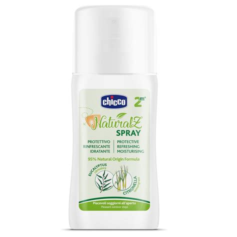 confezione di spray e stick roll Chicco antizanzare con ingredienti naturali