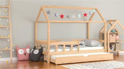Esempio di letto Montessori basso