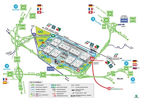 Mappa dei parcheggi vicini all'ospedale